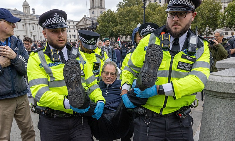 Londra'da Filistin eylemi, EPA