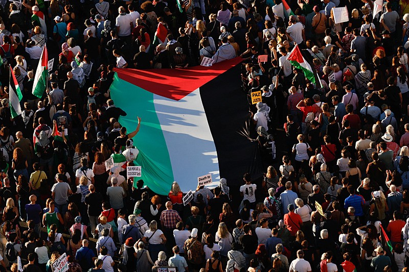 Sumud Filosu için eylemler, İspanya