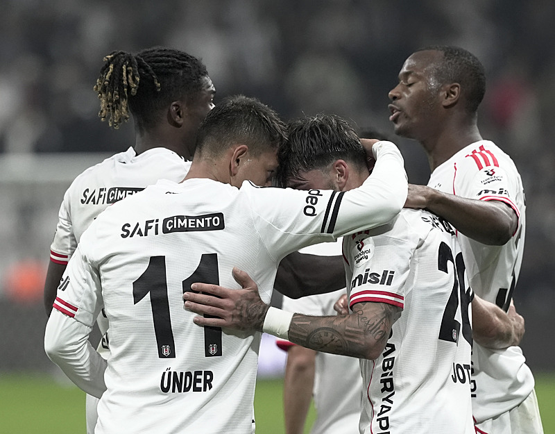 Beşiktaş'ın gol sevinci (AA)