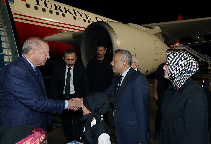 Başkan Erdoğan, Rize'de. (AA)