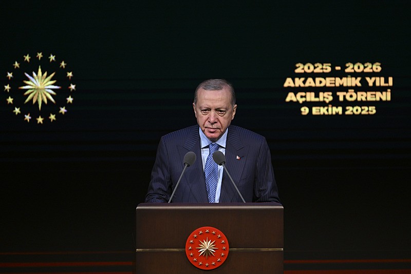 Başkan Recep Tayyip Erdoğan, Beştepe Millet Kongre ve Kültür Merkezi'nde düzenlenen 2025- 2026 Yükseköğretim Akademik Yıl Açılış Töreni'ne katıldı, AA