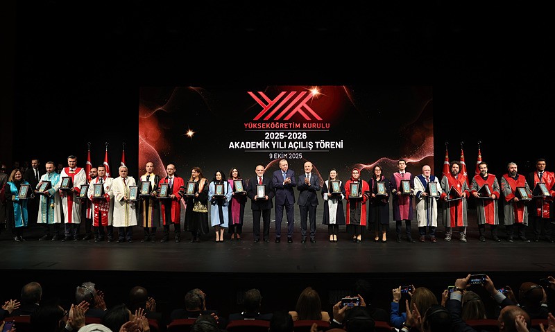 Başkan Recep Tayyip Erdoğan, Beştepe Millet Kongre ve Kültür Merkezi'nde düzenlenen 2025- 2026 Yükseköğretim Akademik Yıl Açılış Töreni'ne katıldı, AA
