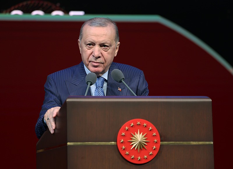 Başkan Erdoğan: Anlaşmanın sahadaki uygulamalarını takip edecek, görev gücünde Türkiye olarak inşallah biz de yer alacağız (Fotoğraf: İHA)