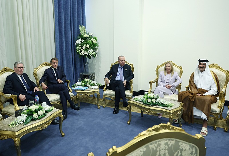 Mısır'da Şarm elŞeyh Barış Zirvesi.