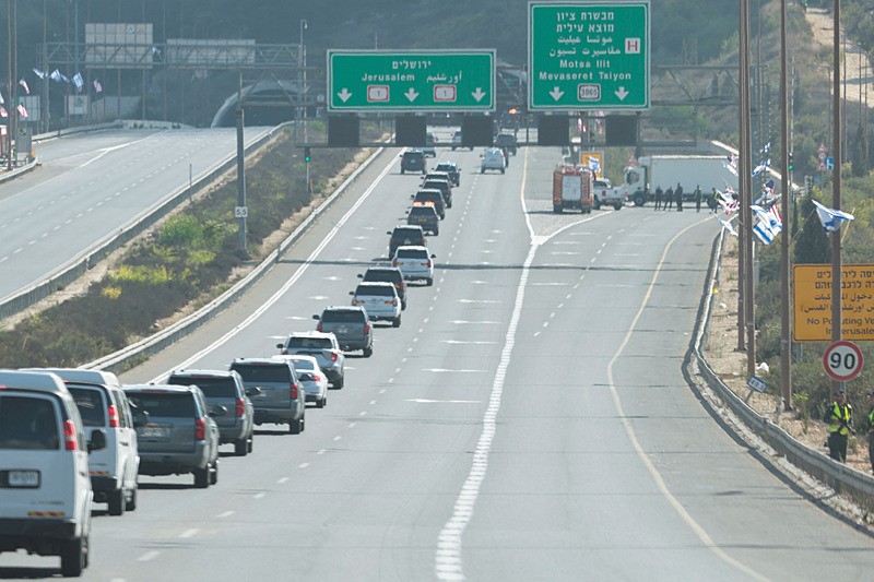 Trump'ın konvoyu, Reuters