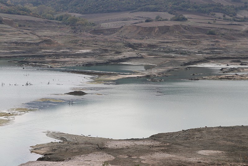 Tekirdağ'da Naip Barajı son yağışlardan etkilenmedi. (AA)