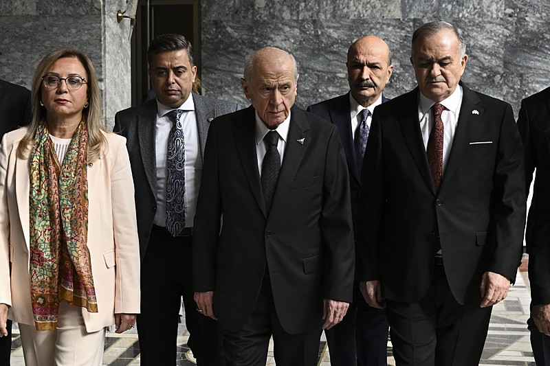 Milliyetçi Hareket Partisi (MHP) Genel Başkanı Devlet Bahçeli, partisinin TBMM'deki grup toplantısına katıldı (Fotoğraf: AA)