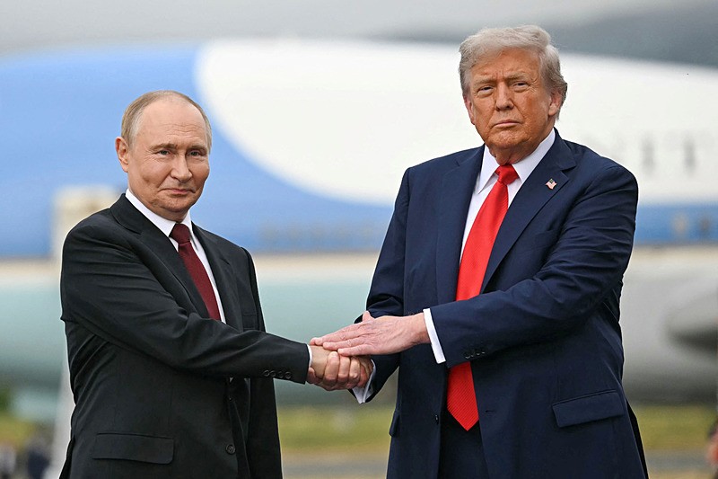 Putin ve Trump, AFP