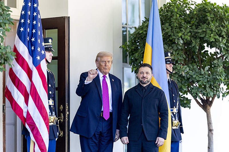 Trump ve Zelenskiy, AFP