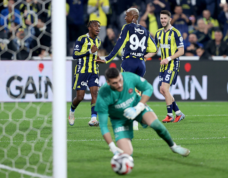 Fenerbahçe'nin gol sevinci (AA)