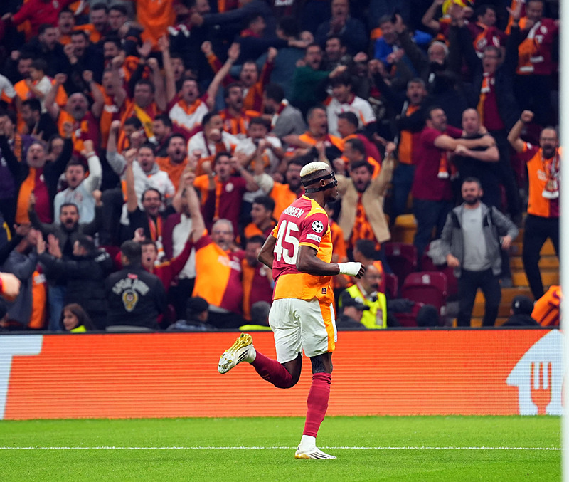 Victor Osimhen'in gol sevinci (İHA)