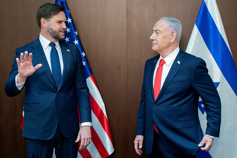 JD Vance ve Netanyahu, Reuters