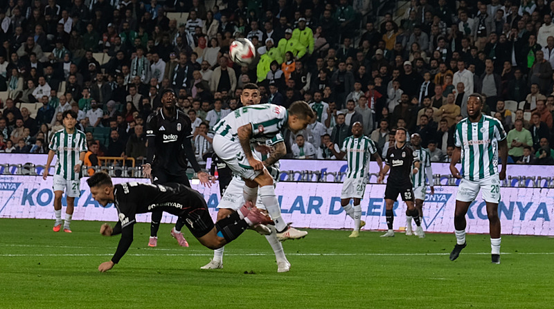 Beşiktaş Konyaspor ile karşı karşıya geldi (AA)