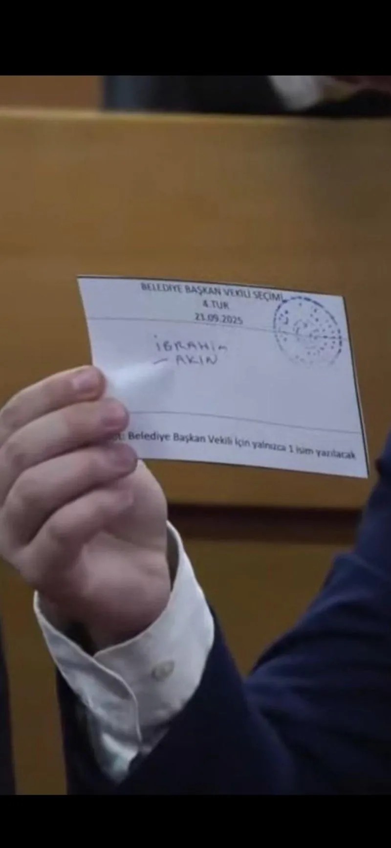 AK Parti'nin ʺüzerinde çizik varʺ bahanesiyle iptal edilen oyu