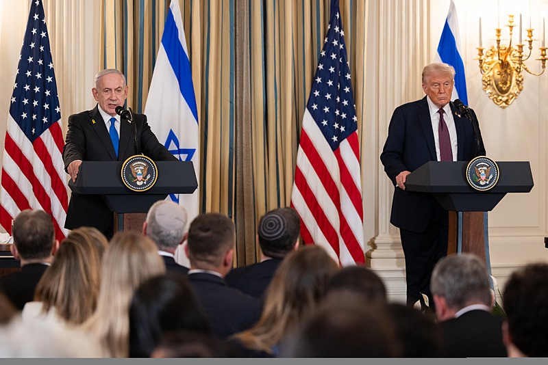 Netanyahu ve Trump, AA