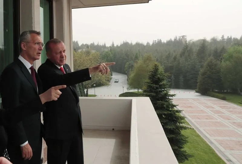 Stoltenberg ve Başkan Erdoğan, Takvim Fotoğraf Arşivi