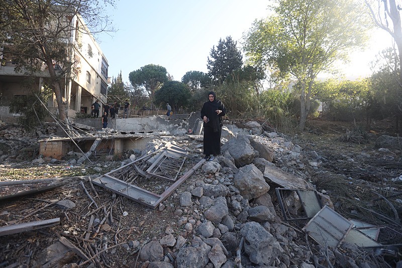 İsrail'den Lübnan'a saldırı, AA