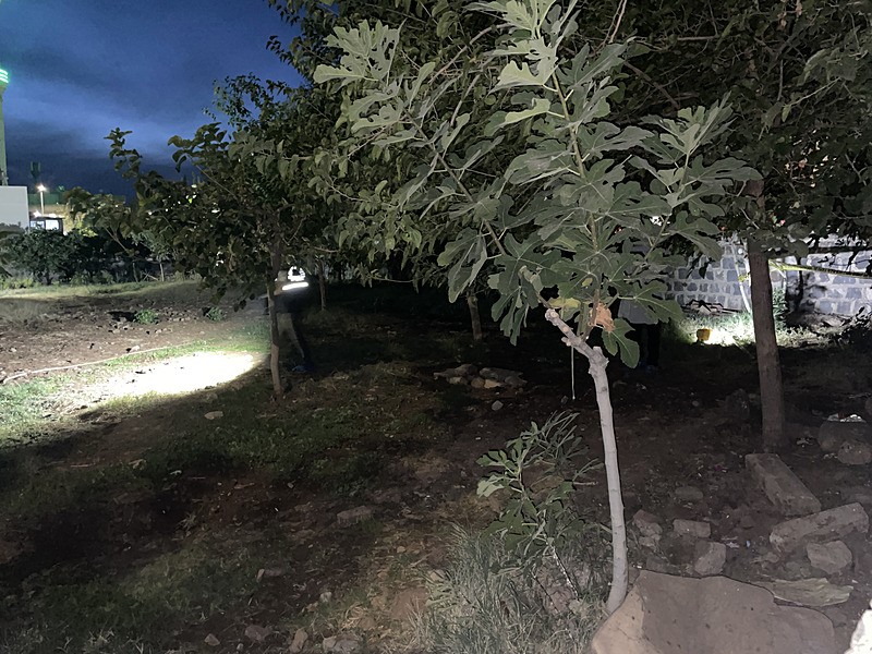 Şanlıurfa'da cami bahçesine gömülmüş bebek cesedi bulundu (Fotoğraf: DHA)
