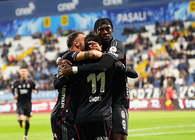 Beşiktaş'ın gol sevinci (AA)