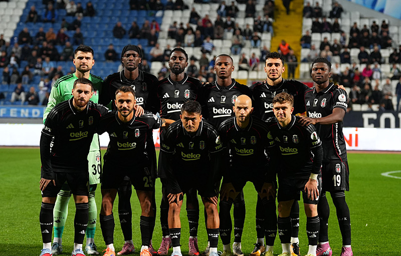 Beşiktaş'ın Kasımpaşa maçındaki ilk 11'i (AA)
