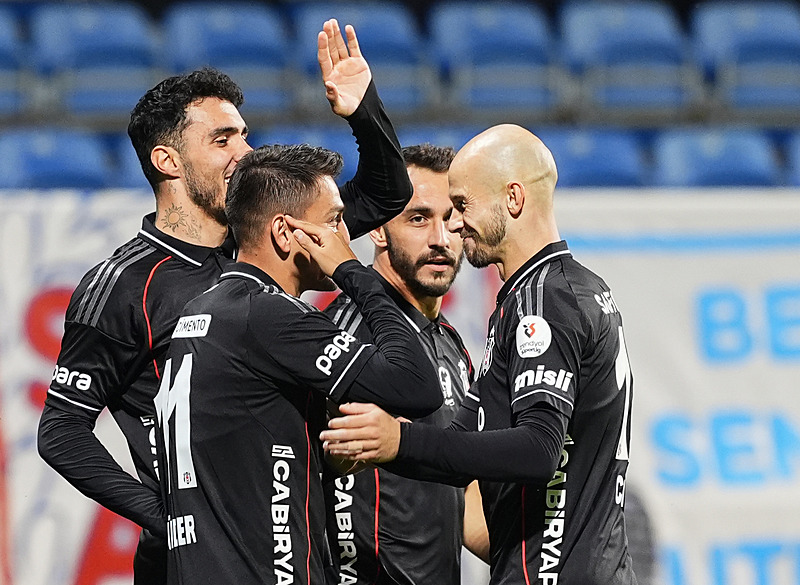 Beşiktaş'ın gol sevinci (AA)