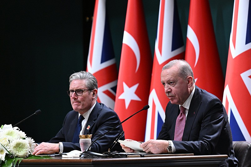 Starmer ve Başkan Erdoğan, AA