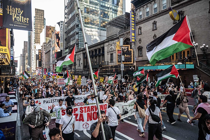 New York'ta Filistin protestosu, AFP