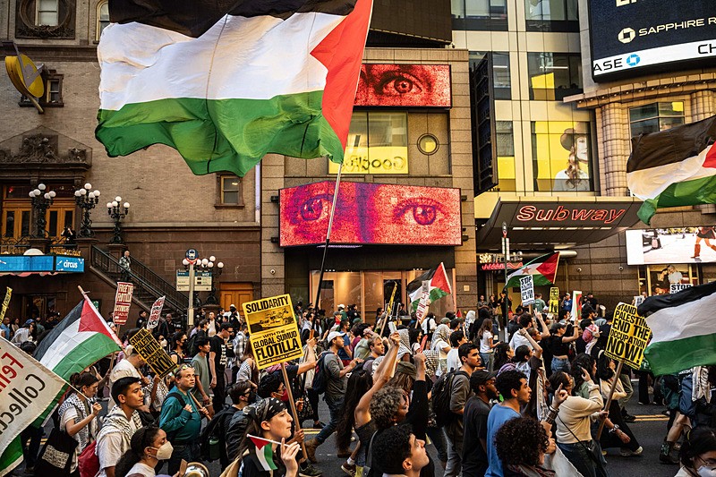 New York'ta Filistin protestosu, AFP