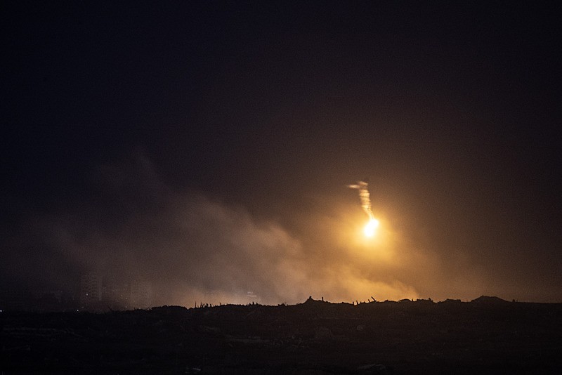 İsrail'den Gazze'ye saldırı, AA