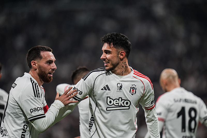 Beşiktaş'ın gol sevinci (AA)