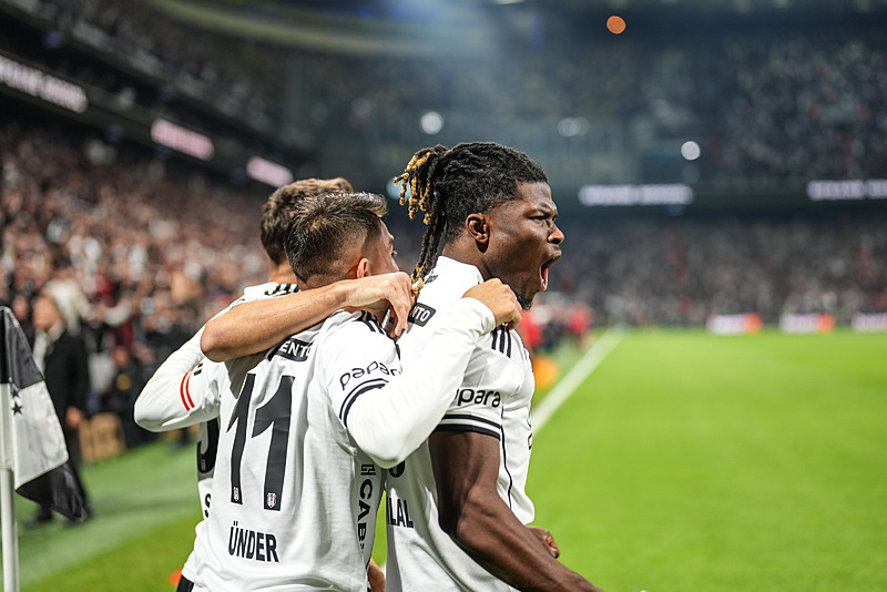 Beşiktaş'ın gol sevinci (AA)