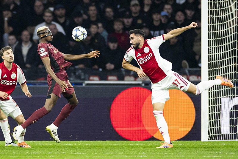 Temsilcimiz Galatasaray, UEFA Şampiyonlar Ligi'nin dördüncü haftasında Ajax'ı deplasmanda 3-0 mağlup etti. (Fotoğraf: İHA)