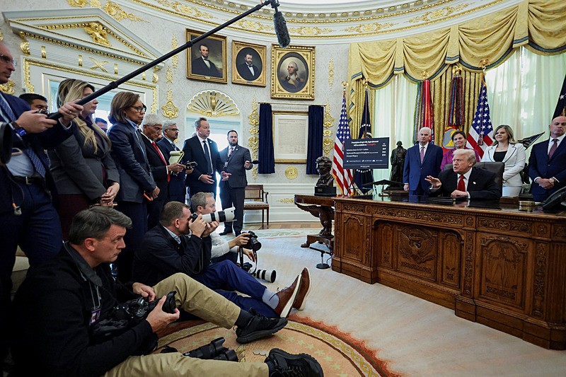 Trump'ın lansmanı karıştı, Reuters