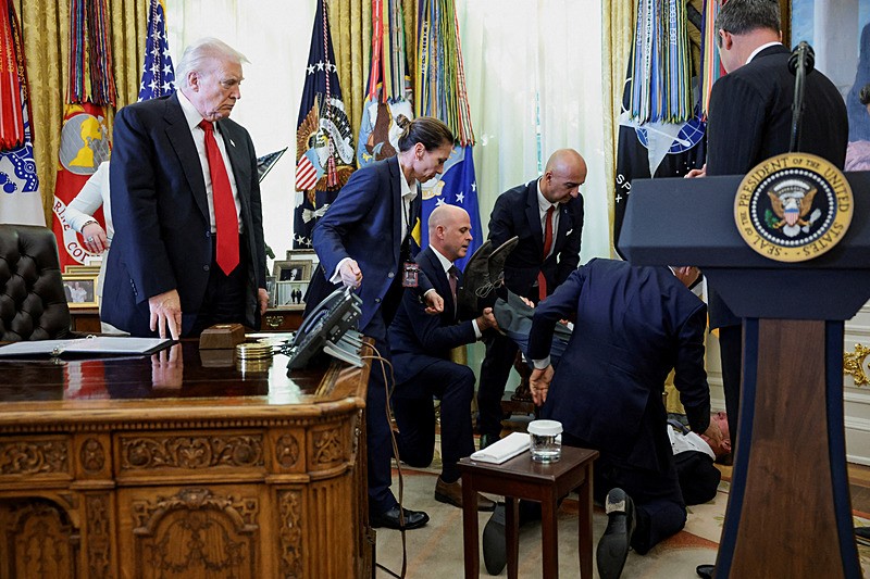 Trump'ın lansmanı karıştı, Reuters