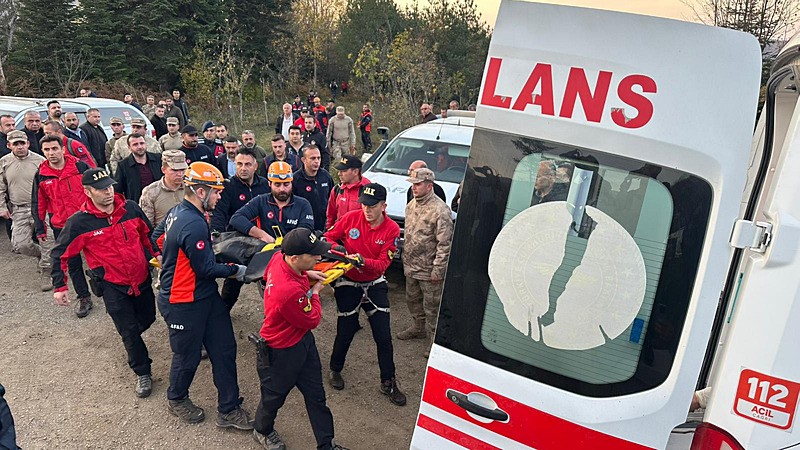 Kastamonu'da çocuğun ardından kaybolan kadının cesedi de bulundu. (Fotoğraf: AA)