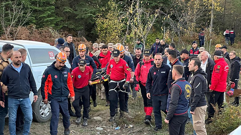 Kastamonu'da çocuğun ardından kaybolan kadının cesedi de bulundu. (Fotoğraf: AA)