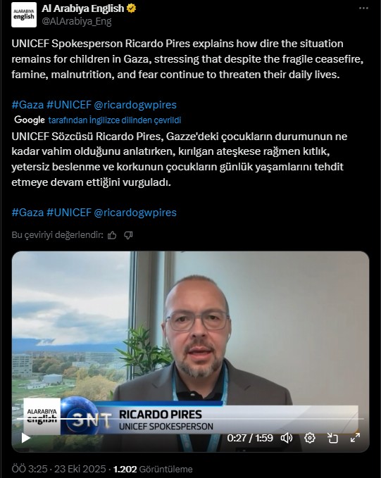 UNICEF açıkladı: İsrail, Gazze'ye kritik öneme sahip malzemelerin girişini engelliyor-1