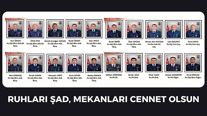 Gürcistan sınırında C-130 kargo uçağının düşmesi sonucu 20 askerimiz şehit oldu