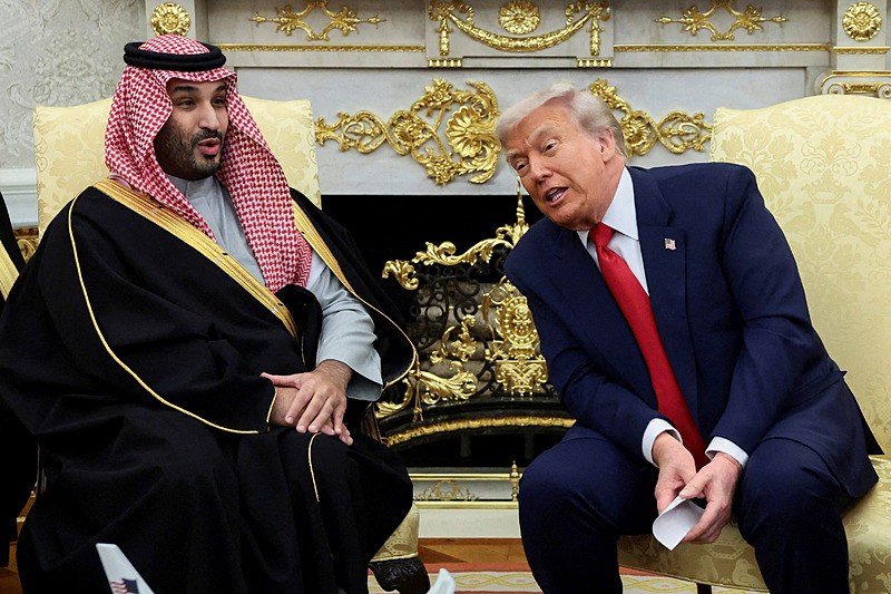 Donald Trump ve Suudi Veliaht Prensi Selman. (Reuters)
