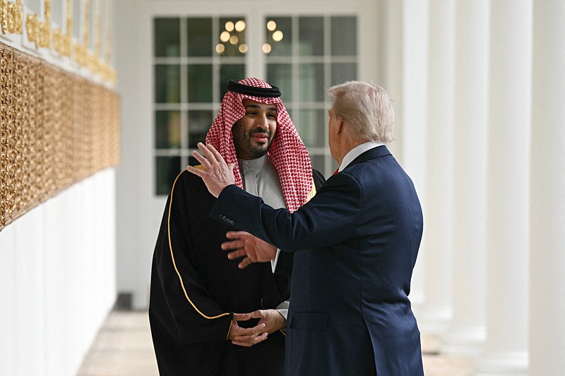 Donald Trump ve Suudi Veliaht Prensi Selman. (Reuters)