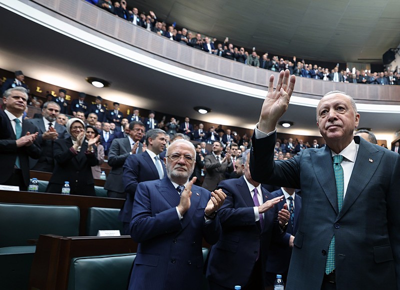 Başkan ve AK Parti Genel Başkanı Recep Tayyip Erdoğan, partisinin TBMM Grup Toplantısı'na katıldı (AA)