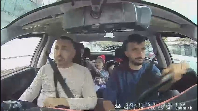 Taksi araç içi kamera