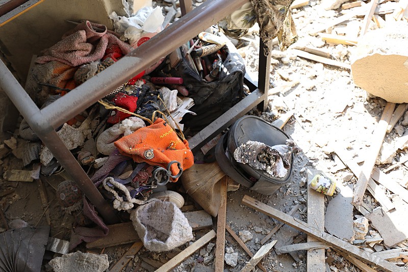 İsrail saldırdığı Beyt Cin'de 13 kişiyi katletti (Fotoğraf: AA)