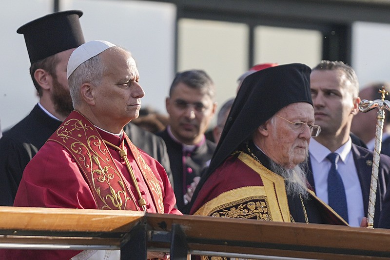 Vatikan Devlet Başkanı Papa 14. Leo, İznik'te (Fotoğraf: AA)