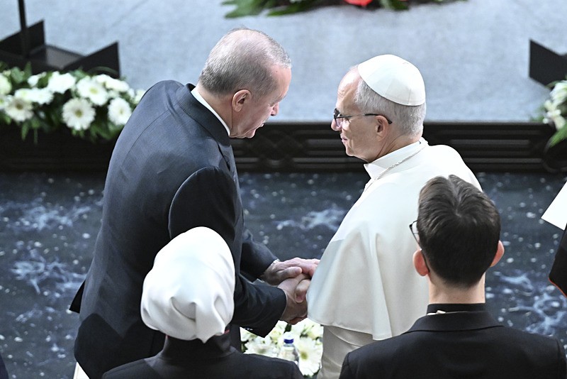 Başkan Erdoğan ve Papa Leo, AA