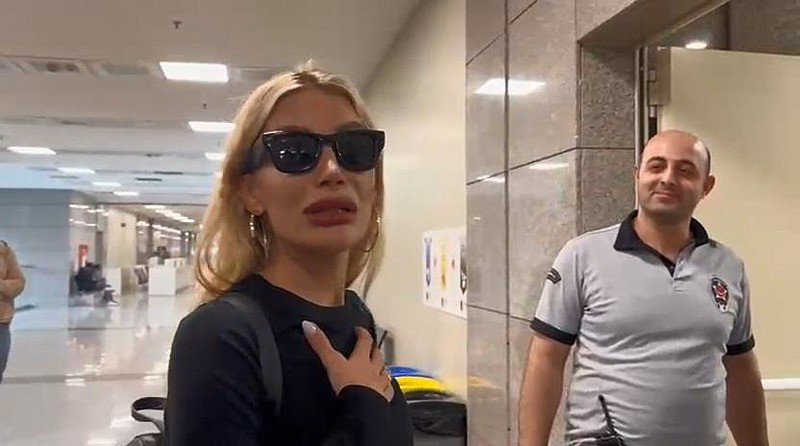 Şarkıcı İrem Derici ifade vermek için Çağlayan'daki İstanbul Adalet Sarayı'na geldi. (DHA)