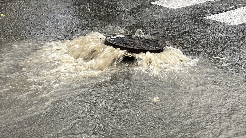 Bodrum'da sokaklar göle döndü