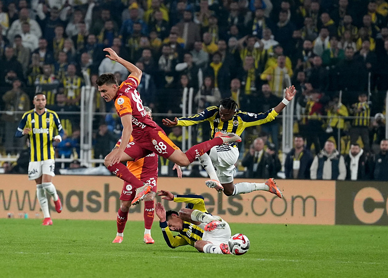 Fenerbahçe ile Galatasaray 1-1 berabere kaldı (AA)