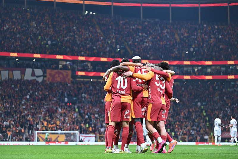 Galatasaray'ın gol sevinci (AA)