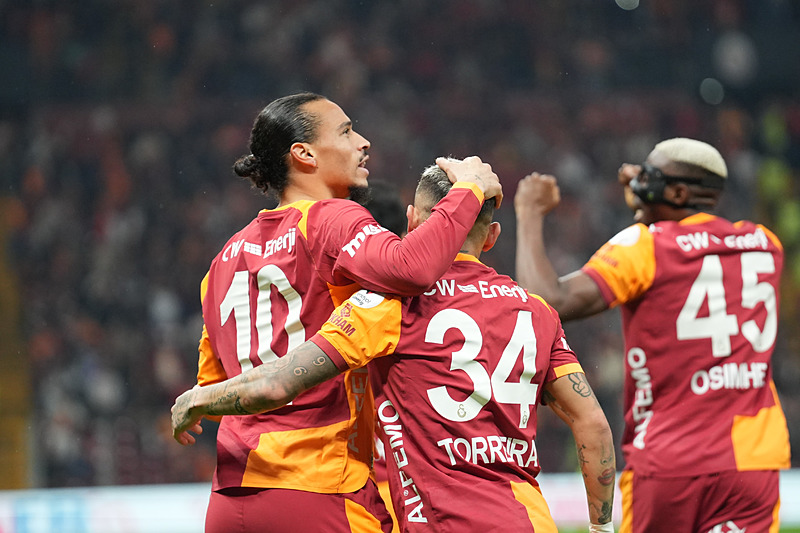 Leroy Sane'nin gol sevinci (AA)